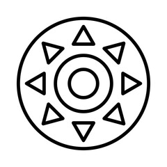 Shield Isolated Silhouette Solid Line Icon with shield, ancient, armour, battle, history, weapon Infographic Simple Vector Illustration