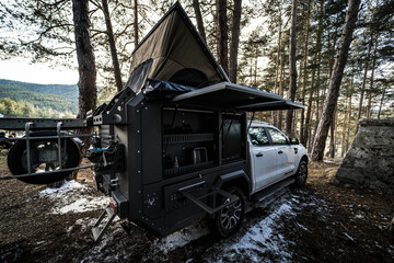 off road caravan vehicle