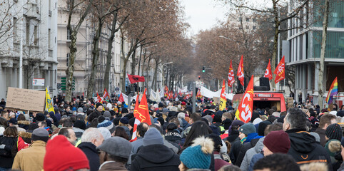 mouvement de grève en France à cause des réformes du gouvernement