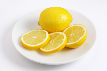 Fresh ripe lemons