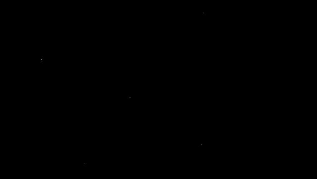 4k. Fire explosion explosion fire bomb smoke explosion animation on green screen.