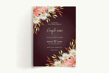 save  the date wedding invitation 