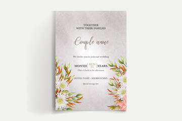 save  the date wedding invitation 