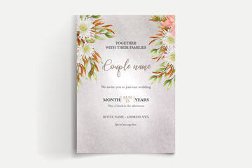save  the date wedding invitation 