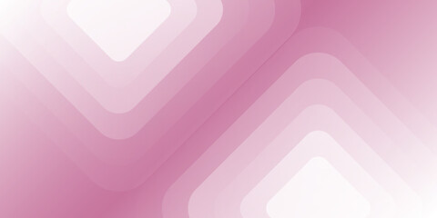 Pink and White 3D Geometric Shapes, Round Squares - Abstract Background Desgin Template, Vector Applicable for Web,Technology or Science, Base for Presentations, Posters, Placards, Covers or Brochures