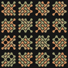 Fototapeta premium Asemic Glyph writing hieroglyph imitation abstract illustration
