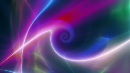 Fototapeta premium background neon line wave illustration