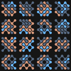 Asemic Glyph writing hieroglyph imitation abstract illustration