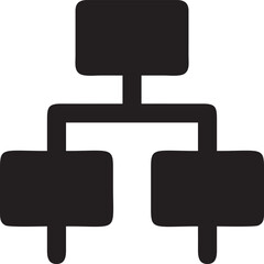 tree icon symbol image vector, illustration of the tree botany in black image