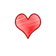 Love icon design, simple icon with elegance concept, perfect for Valentine symbol