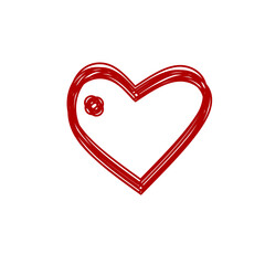 Love icon design, simple icon with elegance concept, perfect for Valentine symbol