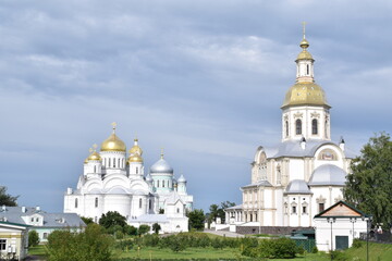 Fototapeta na wymiar Diveevo. Serafimo-Diveevsky monastery. Cathedral of the Transfiguration