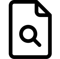 Searching file document icon