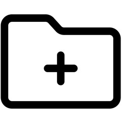 Create folder catalog add icon