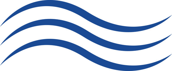 abstract blue wave