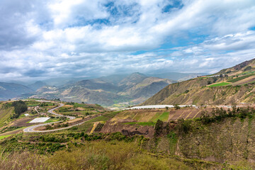 forests and mountains in the beautiful Colombian nature