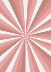 シンプルな集中線（ピンク）縦