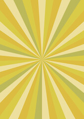 シンプルな集中線（黄色）縦
