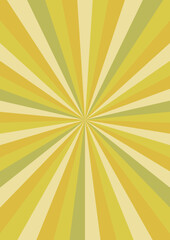 シンプルな集中線（黄色）縦