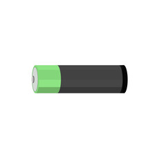 green battery isolated on white png icon download 