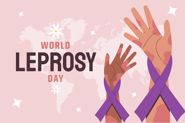 leprosy day background. leprosy day. leprosy