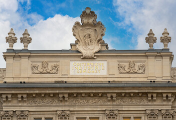 Fototapeta premium House of Industry in Vienna, which is the seat of the Federation of Industrialists