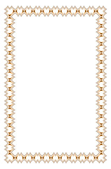 Border art unique and abstract design