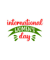 International women's day SVG
