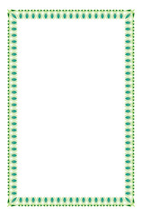 Border art unique and abstract design