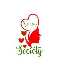Women's society SVG cut file
