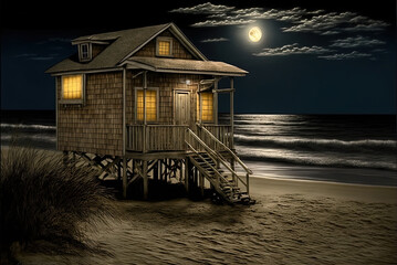 House on beach