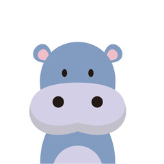 Hippopotamus Cartoon Illustration