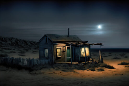 House on beach © DW