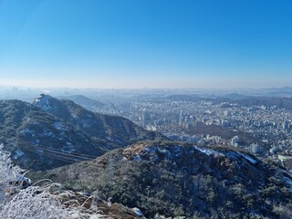 winter mountain landscape