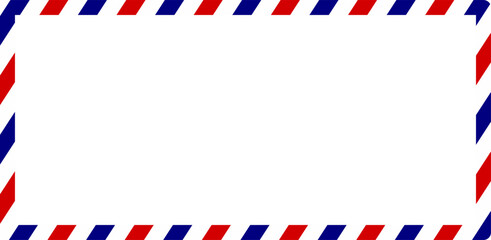 air mail postcard frame with copy space for your text or design