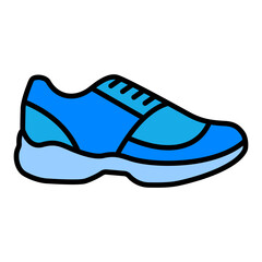 Sneaker Filled Line Icon