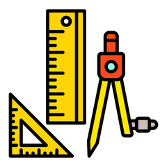 Geometry Filled Line Icon