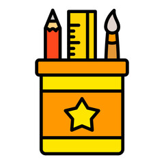 Stationary Filled Line Icon