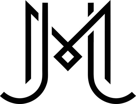 JMJ modern logo design