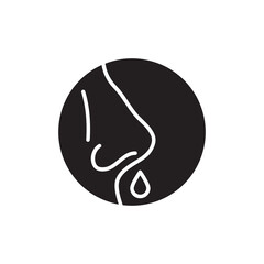 Cold color line icon. Pictogram for web page