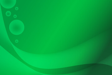 abstract green background with bubbles