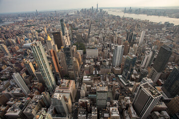 Fototapeta na wymiar Skyline Ney York in Summer, NY, USA