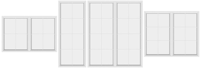 windows, glass, handle, modern, white, aluminium, struts,  braces, building, outside, house, hq, arch, viz, cutout