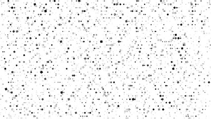 Monochrome Halftone Background. Abstract Texture with Different Sizes Black Dots on White Fond for Print, Paper, Card. Vintage Digital Black and White Background. Vector Texture.
