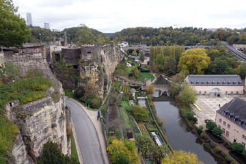 Naklejka premium Kasematten in Luxemburg