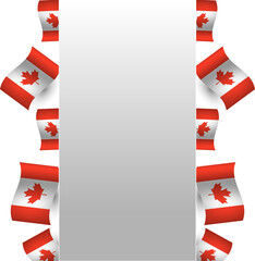 Canada day illustration