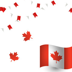Canada day illustration