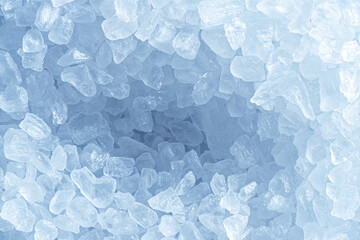Obraz premium Ice cubes close-up. Food and drink background.
