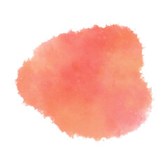 Abstract watercolor stain graphic element
