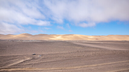 Fototapeta na wymiar Dunes in Skeleton Coast Park, Namibia.